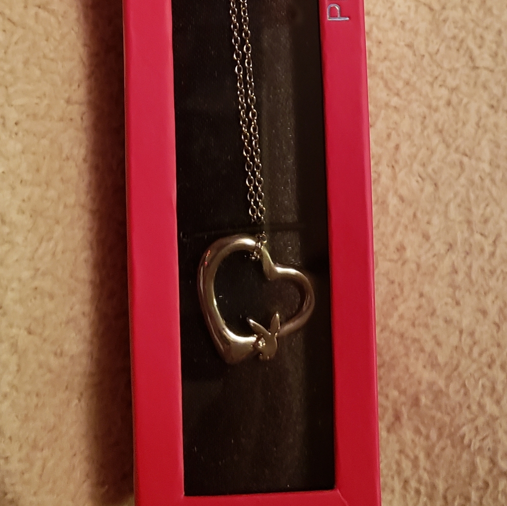 Playboy Heart Necklace - Picture 2 of 3